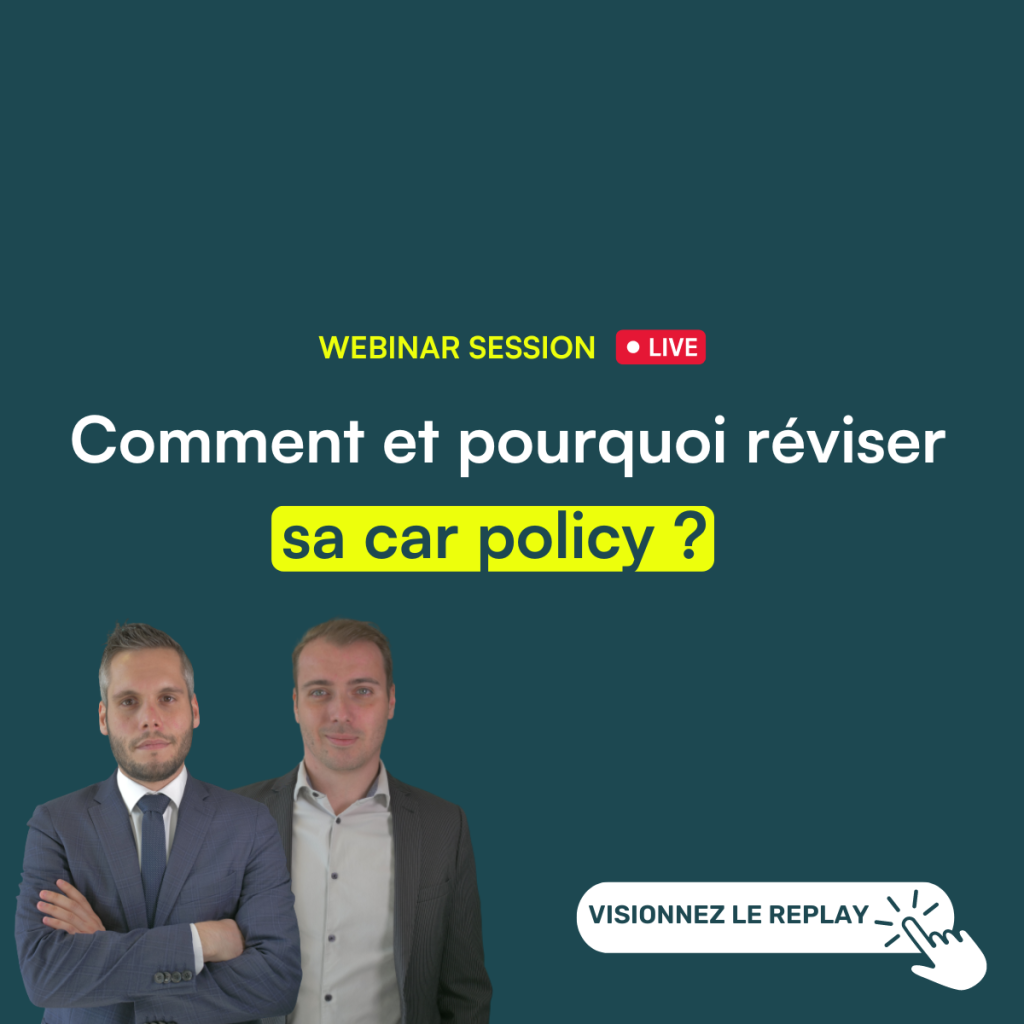 wevinar sur pourquoi et comment réviser votre car policy en flotte automobile