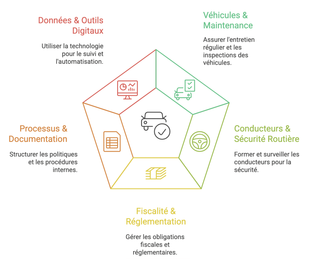 5 piliers flotte automobile